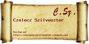 Czelecz Szilveszter névjegykártya